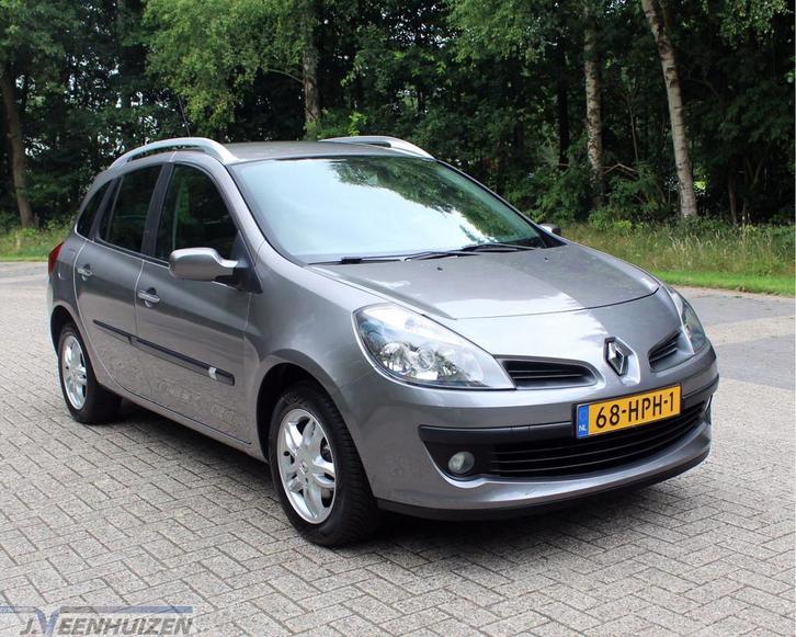Renault Clio Estate 1.2 TCE Sélection Business Sport Bj '09, Auto's, Renault, Bedrijf, Te koop, Clio, ABS, Airbags, Alarm, Bochtverlichting