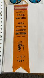 conc. Hippique 1957 universiteit Amsterdam en 2x conc. 1977, Ophalen of Verzenden, Zo goed als nieuw