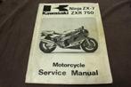 Kawasaki ZX-7 ZRX750 1989 motorcycle service manual  ZX750H1, Motoren, Handleidingen en Instructieboekjes, Verzenden, Kawasaki