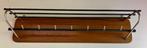 Jaren 50 teakhouten chrome kapstok, Gebruikt, Minder dan 100 cm, Hout, Ophalen