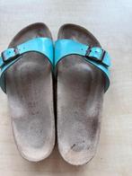 Blauwe Birkenstock, Slippers, Blauw, Ophalen of Verzenden, Gedragen