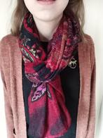 Sjaal sjaaltje shawl bordeaux rood, Ophalen of Verzenden, Zo goed als nieuw, Sjaal
