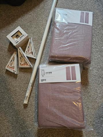IKEA Annakajsa curtains and fixtures new in packaging  beschikbaar voor biedingen