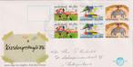 Nederland 1976 E153a Blok Kinderzegels tekeningen geschreven, Verzenden, Beschreven, Nederland