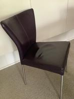 Leren Eetkamerstoelen, donkerpaars, Ophalen, Gebruikt, Overige kleuren, Leer
