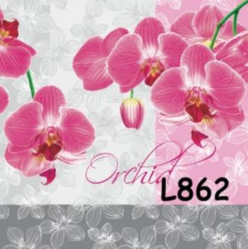 Servetten decoupage/bullet journal – orchideën L862 beschikbaar voor biedingen