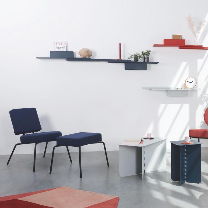 puik design Frederik Roije wandplank Duplex zwart nieuw 205,, Huis en Inrichting, Woonaccessoires | Wandplanken en Boekenplanken