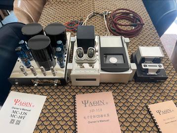 Yaqin buizen stereo installatie met CD speler en speakers beschikbaar voor biedingen