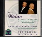 Nielsen: Vioolconcert & Symfonie nr.4 / Tellefsen, Menuhin, Verzenden, Romantiek, Zo goed als nieuw, Orkest of Ballet
