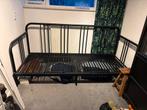 IKEA Fyresdal bedbank incl. matras - al gedemonteerd! ZGAN!, Huis en Inrichting, Ophalen, Eenpersoons, Zwart, Zo goed als nieuw