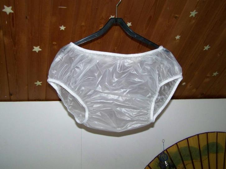 plastic broek semi transparant maat L., Diversen, Verpleegmiddelen, Zo goed als nieuw, Verzenden