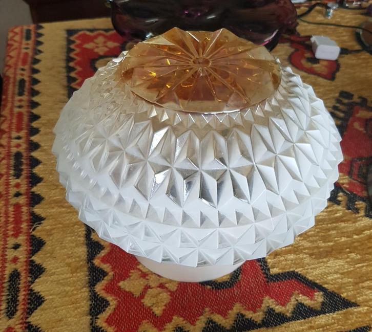 Vintage Plafonniere 60er jaren, Huis en Inrichting, Lampen | Plafondlampen, Zo goed als nieuw, Ophalen of Verzenden