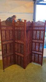 Antiek 4 slags kamerscherm, Huis en Inrichting, Woonaccessoires | Kamerschermen, Ophalen