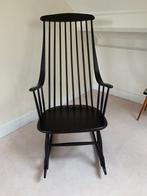 Vintage  schommelstoel Grandessa Lena Larsson Nesto, Ophalen, Gebruikt, Bruin, Retro Vintage Zweeds Scandinavisch Design