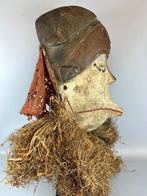 231169 Traditioneel Afrikaans Ngoni masker uit Nigeria., Antiek en Kunst, Ophalen of Verzenden
