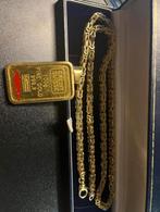 18 karaat massief goud konings schakel heren, Ophalen, Goud