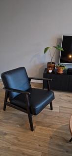 Ekenaset fauteuil zo goed als nieuw, Huis en Inrichting, Fauteuils, Ophalen, Zo goed als nieuw, Leer