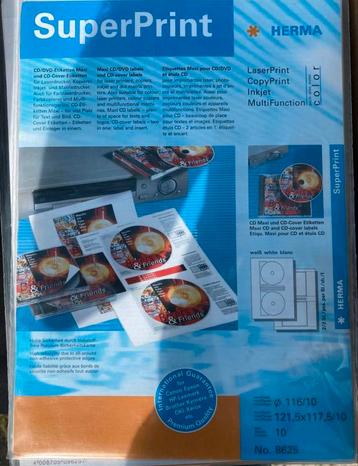 Herma CD/DVD Etiketten Maxi - Nieuw beschikbaar voor biedingen