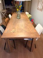 Prachtige robuuste eettafel 3.20 x 1.00, Ophalen, Gebruikt, 100 tot 150 cm, Eikenhout