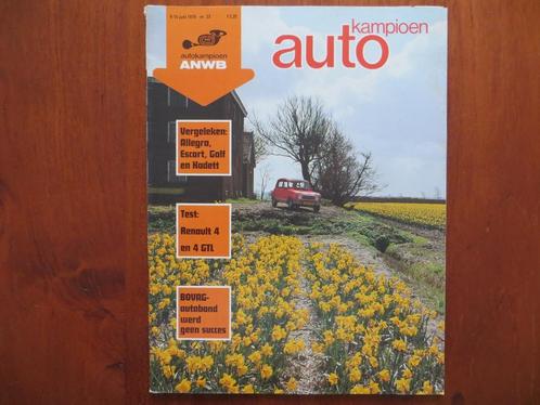 Autokampioen 23 1978 Renault 4, 4 GTL, Fiat Ritmo, C111, Boeken, Auto's | Folders en Tijdschriften, Nieuw, Renault, Ophalen of Verzenden