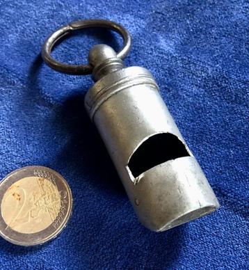 Antiek Tinnen Fluit, Eboniet Mondstuk, eind 1800, vroeg 1900 beschikbaar voor biedingen