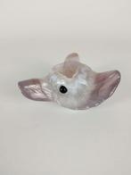 Agaat carving wolf, Ophalen of Verzenden, Mineraal