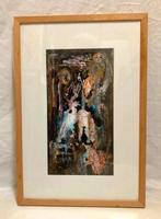 Kunstwerk Tineke Martens Mens en dier schilderij, Antiek en Kunst, Ophalen