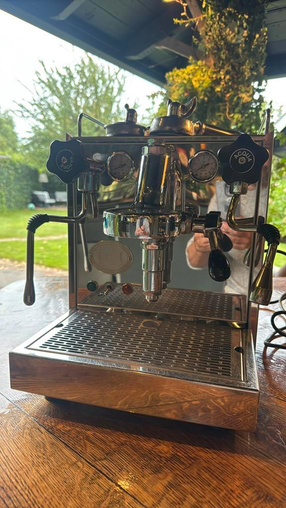 Ecm Mechanika en Ecm molen, Witgoed en Apparatuur, Koffiezetapparaten, Gebruikt, Gemalen koffie, Espresso apparaat, 10 kopjes of meer