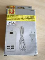 USB oplader 220v 4 Dlg, Ophalen, Nieuw, Overige merken