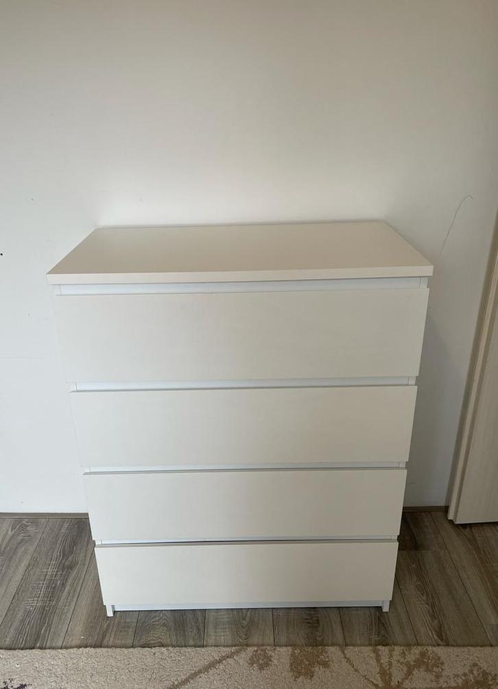 ikea malm, Huis en Inrichting, Kasten | Ladekasten, Gebruikt, Minder dan 100 cm, 50 tot 100 cm, 25 tot 50 cm, 3 of 4 laden, Ophalen of Verzenden