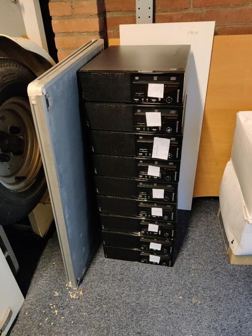 een grote partij van  100 pc's (i3 / i5) en andere spullen, Computers en Software, Desktop Pc's, Gebruikt, HDD, SSD, Met monitor