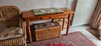 Grenen hout vintage sidetable, Huis en Inrichting, Tafels | Sidetables, Gebruikt, 100 tot 150 cm, Ophalen of Verzenden, Grenenhout