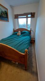 Gratis 140x200 klassiek houten bed inclusief lattenbodem, Huis en Inrichting, Slaapkamer | Complete slaapkamers, Gebruikt, Ophalen