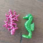 Playmobil zeepaard / zeepaardje met roze koraal, Ophalen of Verzenden, Zo goed als nieuw