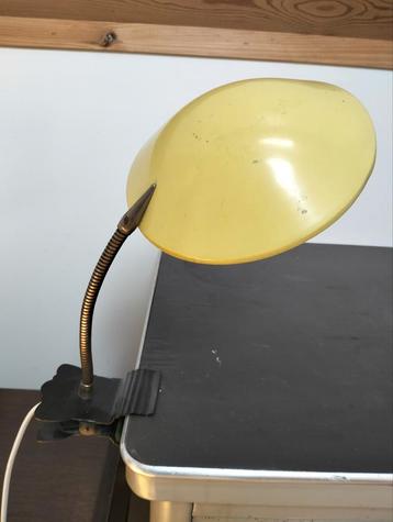 vintage design jaren 50  klem lamp, wandlamp beschikbaar voor biedingen