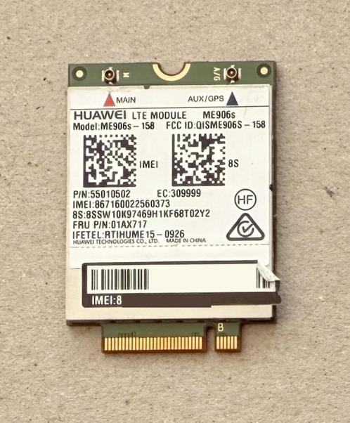 HUAWEI LTE module ME906s-158 (4G)., Computers en Software, Netwerkkaarten, Gebruikt, Intern, Ophalen of Verzenden