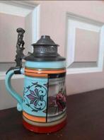 Antieke bierpul met mooie schilderingen., Antiek en Kunst, Antiek | Keramiek en Aardewerk, Ophalen of Verzenden