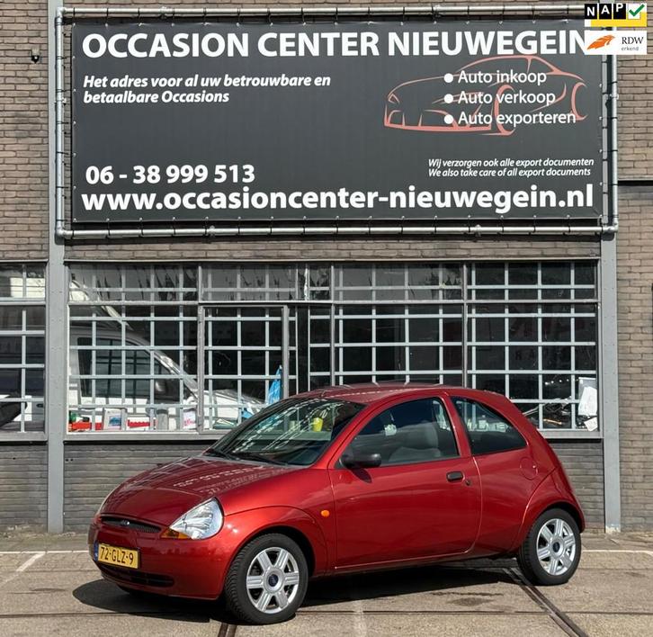 Ford Ka 1.3 Cool & Sound 2008 AIRCO/ELEK Pakket/LMV/NWE APK!, Auto's, Ford, Bedrijf, Te koop, Ka, ABS, Airconditioning, Centrale vergrendeling