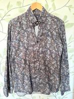 State of Art regular fit overhemd blauw beige bruin medium, State of Art, Beige, Zo goed als nieuw, Halswijdte 39/40 (M)