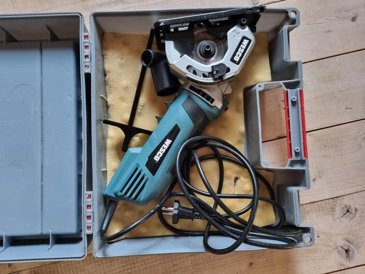 Wesco WS 3446 cirkelzaag – 500W – met koffer – Wouwse Planta, Doe-het-zelf en Verbouw, Gereedschap | Zaagmachines, Zo goed als nieuw
