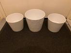 Ikea Bloempotten Set, Kunststof, Rond, Binnen, Ophalen of Verzenden