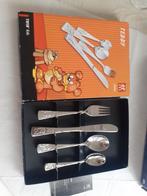 4delig KINDERBESTEK. Van zwilling.  Beertjes., Huis en Inrichting, Keuken | Bestek, Ophalen of Verzenden, Zo goed als nieuw, Rvs of Chroom
