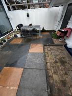 Gratis Zelf Ophalen Tuintegels - Terrastegels en palissade, Tuin en Terras, Tegels en Klinkers, Ophalen, Gebruikt, 10 m² of meer