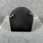 Gouden oorbellen | 14K | 0,63 gr | creolen glad | 386298, Ophalen of Verzenden, Zo goed als nieuw, Knopjes of Stekers, Goud