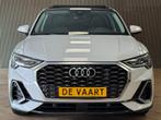 Audi Q3 Sportback 35 TFSI S Edition Competition PANO PARKEER, Auto's, Audi, Parkeercamera, Zwart, 4 cilinders, Wit
