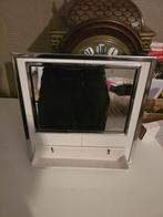 Oude kappers spiegel, Ophalen of Verzenden, Rechthoekig, Minder dan 100 cm