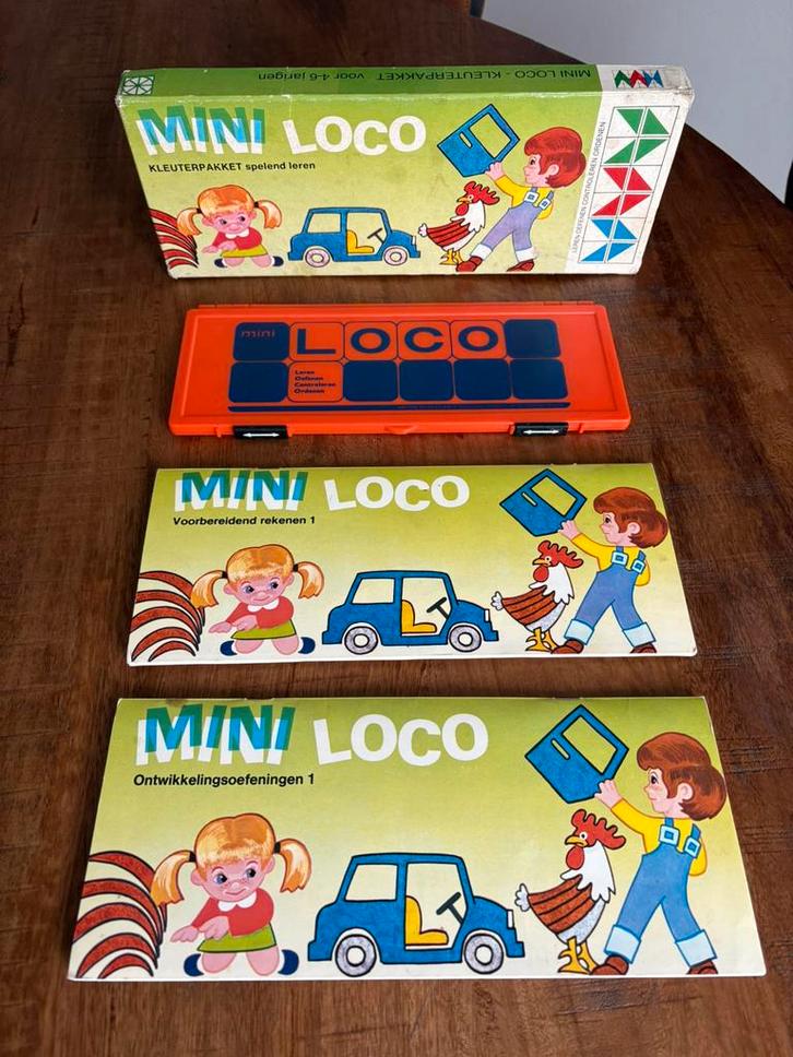 Mini Loco kleuterpakket, Kinderen en Baby's, Speelgoed | Educatief en Creatief, Zo goed als nieuw, Rekenen, Ophalen of Verzenden