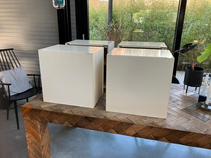 Wandkastjes wit 50 x 50 x 35 cm design, Huis en Inrichting, Woonaccessoires | Wandplanken en Boekenplanken, Gebruikt, Ophalen of Verzenden