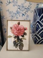 Mooie vintage gebolde fotolijst met prent, Minder dan 50 cm, Ophalen of Verzenden, Zo goed als nieuw, Minder dan 50 cm