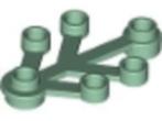 Lego Bladeren 5x Bladeren Klein Sand Green 2423 (NIEUW), Ophalen of Verzenden, Nieuw, Losse stenen, Lego